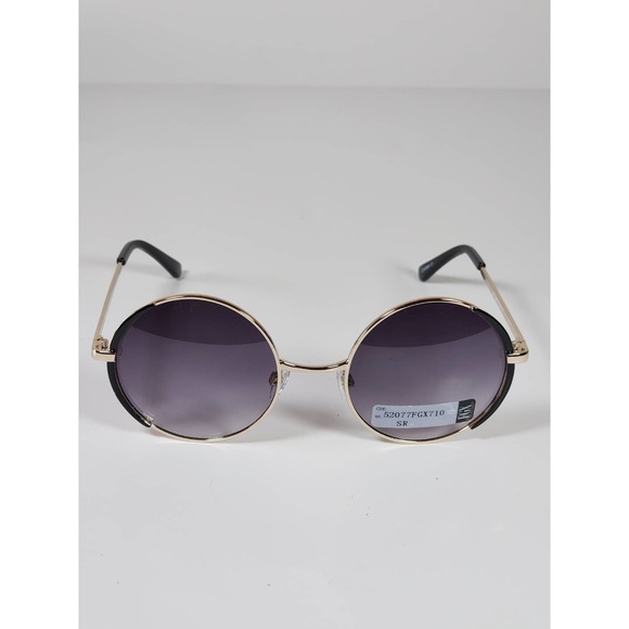 FGX by Foster Grant Gold & Black Full Round Metal Frame Sunglasses 52077FGX710 - Picture 3 of 10